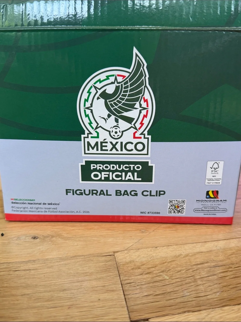 NWT Set of 9 México National Team Mystery Figural Bag Clips ⚽️🥅🇲🇽